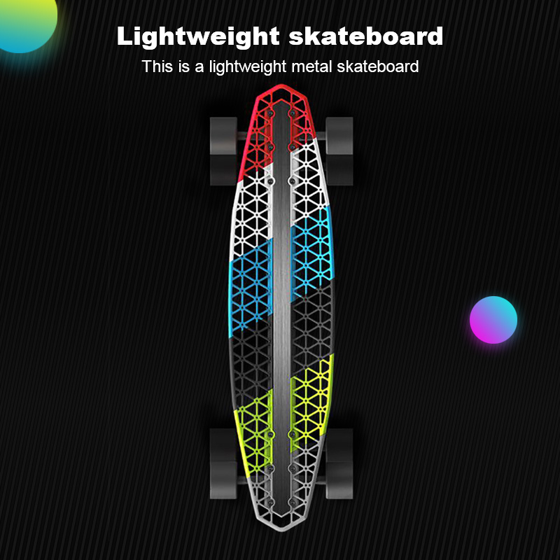 Lightweight skateboard/This is a lightweight metal skateboard