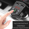 Handsfree Car Kit FM Transmitter 3.1A Quick Dual USB Charger LCD Digital Voltmeter TF Card U disk AUX Player