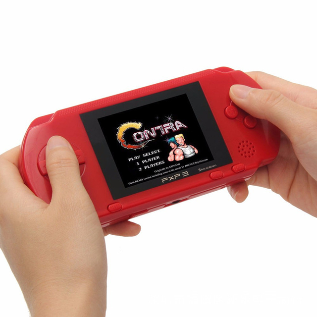 2020 Children handheld video game player PXP3 16Bit games console With Gamecard for Christmas gift