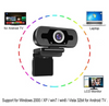 W8 Webcam 1080P HDWeb Camera With Built-in HD Microphone 1920X1080p USB Plug Widescreen Video webcam for laptop PC desktop