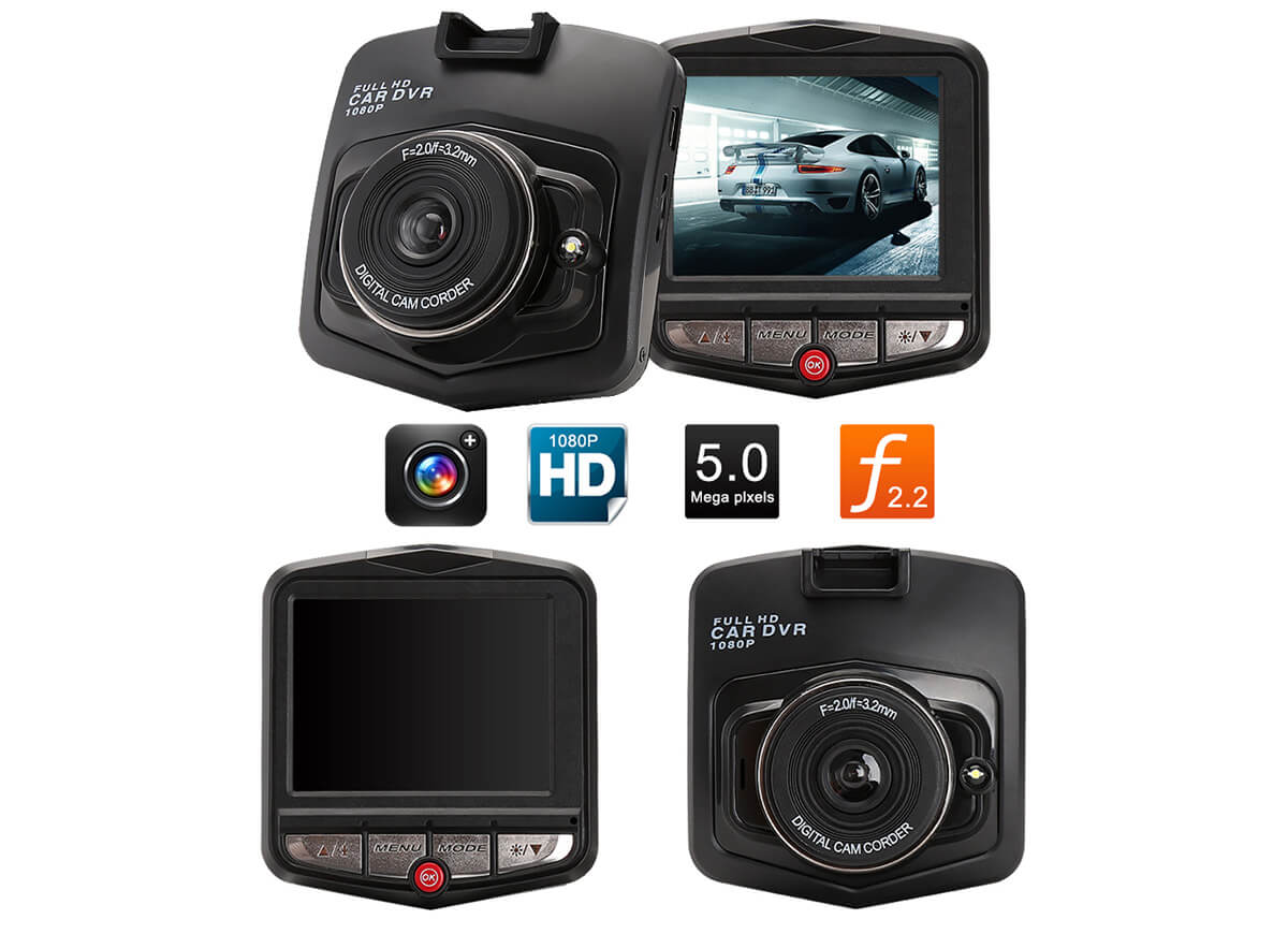 Dashboard Video Recorder Car 2.4 inch Screen with G-sensor Cycle Recording Dash cam GT300 full hd 1080p Car Dvr Camera -3