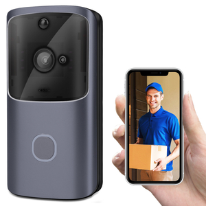 M10 WiFi Wireless Video Doorbell Camera Security Door Bell Visual Recording for Home Monitor Remotely Unlocks Intercoms Phone