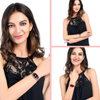 Smart Watch for Women,Bracelet FitnessTracker,Heart Rate Blood Pressure Female Sport Smart Wristband for Android IOS Smartphones