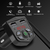 Handsfree Car Kit FM Transmitter 3.1A Quick Dual USB Charger LCD Digital Voltmeter TF Card U disk AUX Player