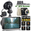 Car DVR Dash Camera Rear View Dual Camera Video 1080P Full HD 3.6" Cycle Recording Night Vision G-sensor Wide Angle Dasand After