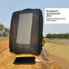USB charging port waterproof travel laptop solar power backpack 