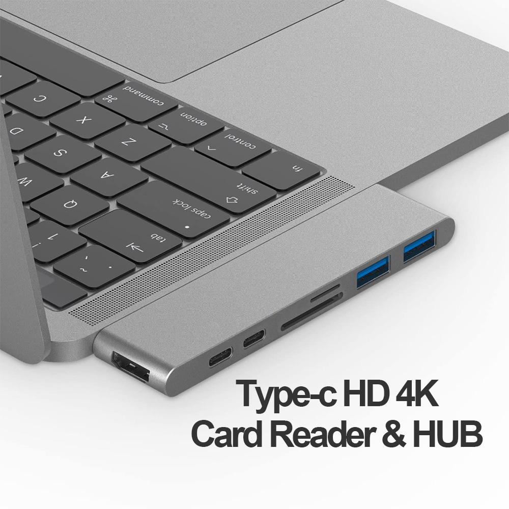 7 in 1 Type C Hub Aluminum Adapter