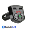 Handsfree Car Kit FM Transmitter 3.1A Quick Dual USB Charger LCD Digital Voltmeter TF Card U disk AUX Player