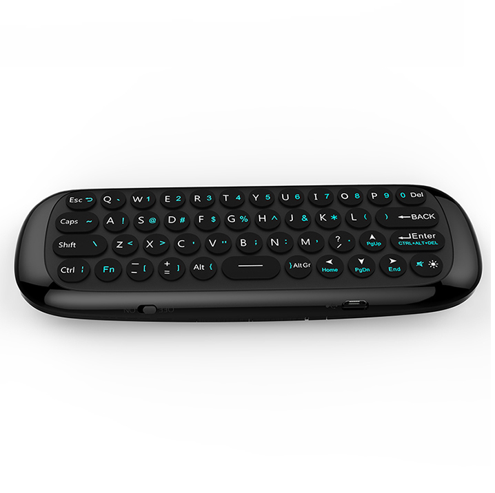 New 2.4G mini wireless keyboard for smart tv W1 remote control switch