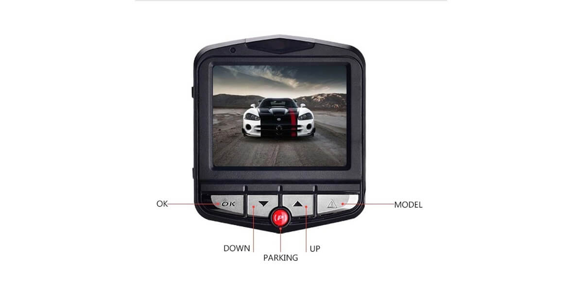 Dashboard Video Recorder Car 2.4 inch Screen with G-sensor Cycle Recording Dash cam GT300 full hd 1080p Car Dvr Camera -7