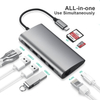 USB C Hub, 8 in 1 Multi Port Type C to HDMI Adapter