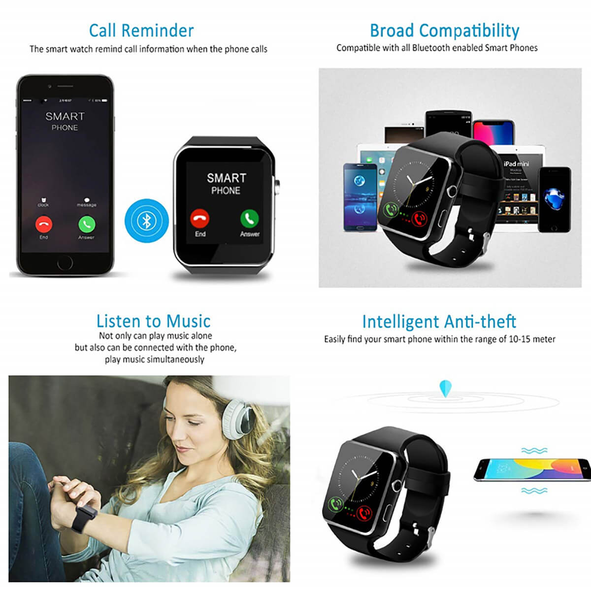 X6 Smart watch 5