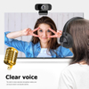 HD 1080P Webcam Mini Computer PC WebCamera with Microphone Rotatable Cameras for Live Broadcast Video Calling Conference Work