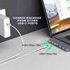 USB C Hub,7 in 1 Type C Hub Aluminum Adapter 