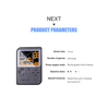 400 Games Mini Retro Classic Handheld Game Console 3.0 inch TFT color screen support double player game TV output